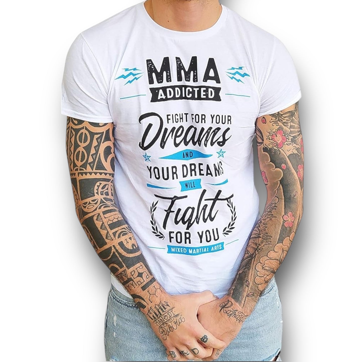 MMA Addicted T-Shirt MOD. Fight for Your Dreams - Manifesto