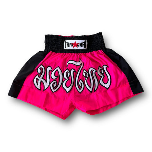 THAISMAI Short Special Black/Fluo Pink