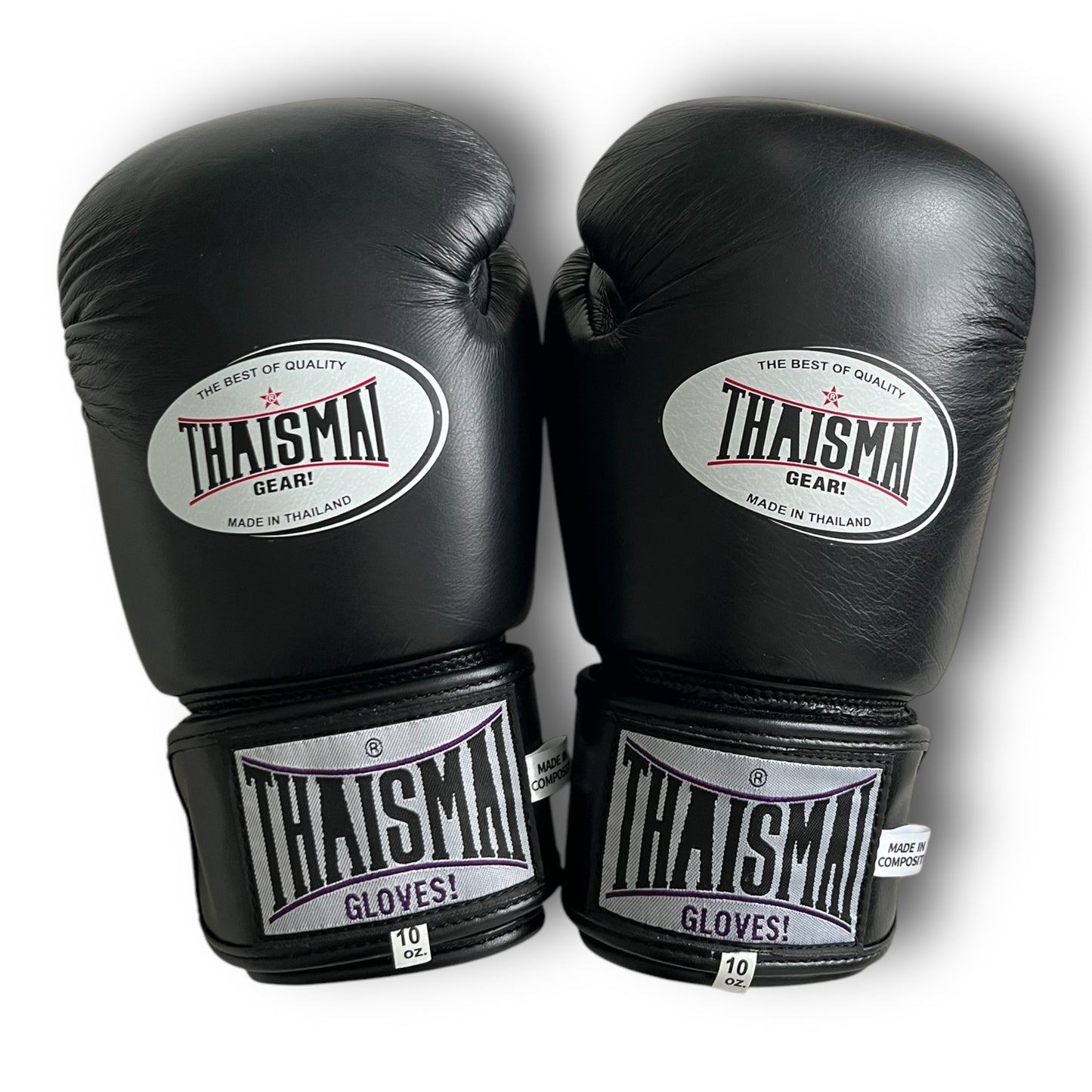 ThaiSmai ProFighter Velcro Black - Guantoni - Vera Pelle